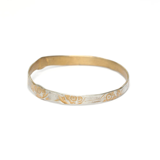 Japanese flower bangle
